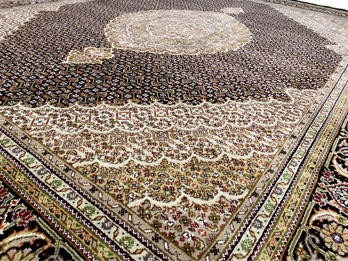 Indo Tabriz Rug - 302x243 cm