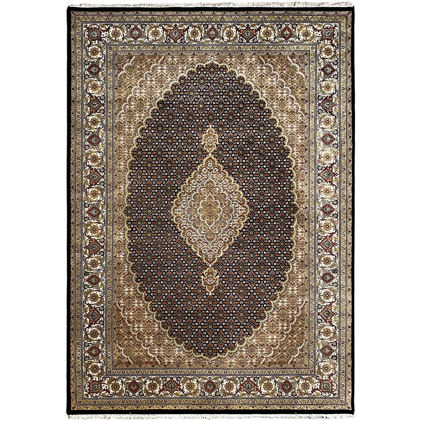 Indo Tabriz Rug - 298x194 cm