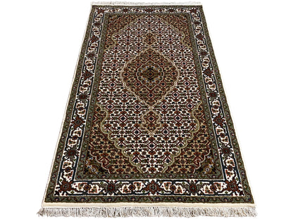 Indo Tabriz Carpet - (165x90 cm)