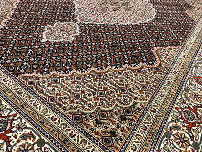 Indo Tabriz Carpet - (241x175 cm)