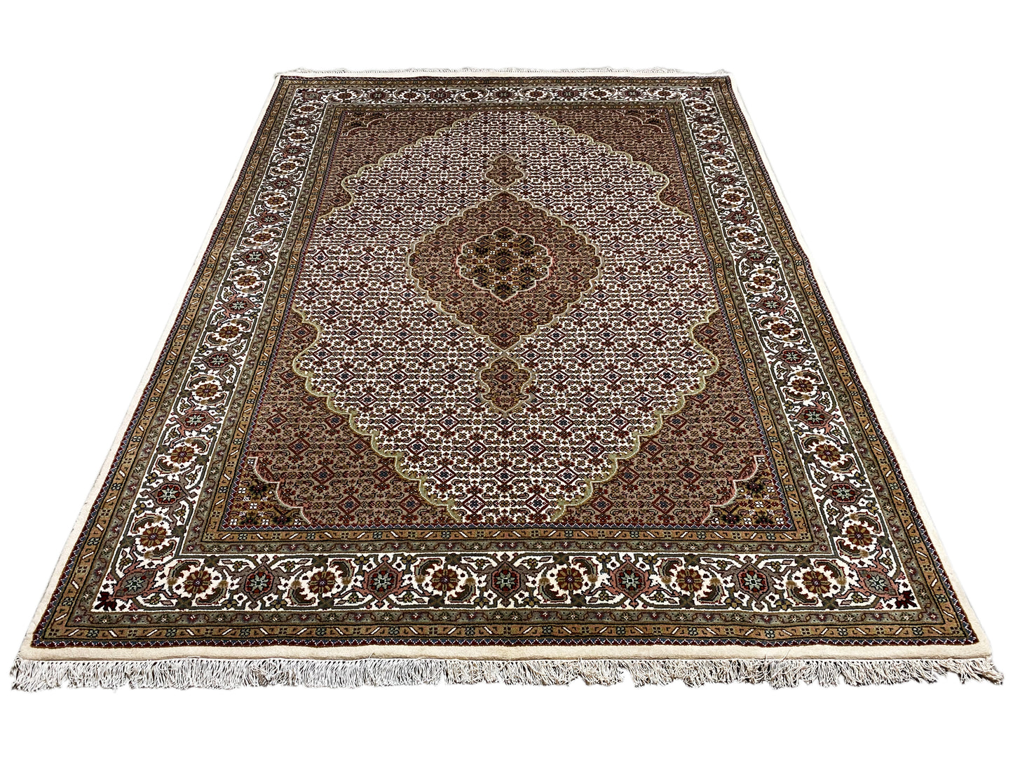 Indo Tabriz Carpet - 1419411 (245x173 cm)