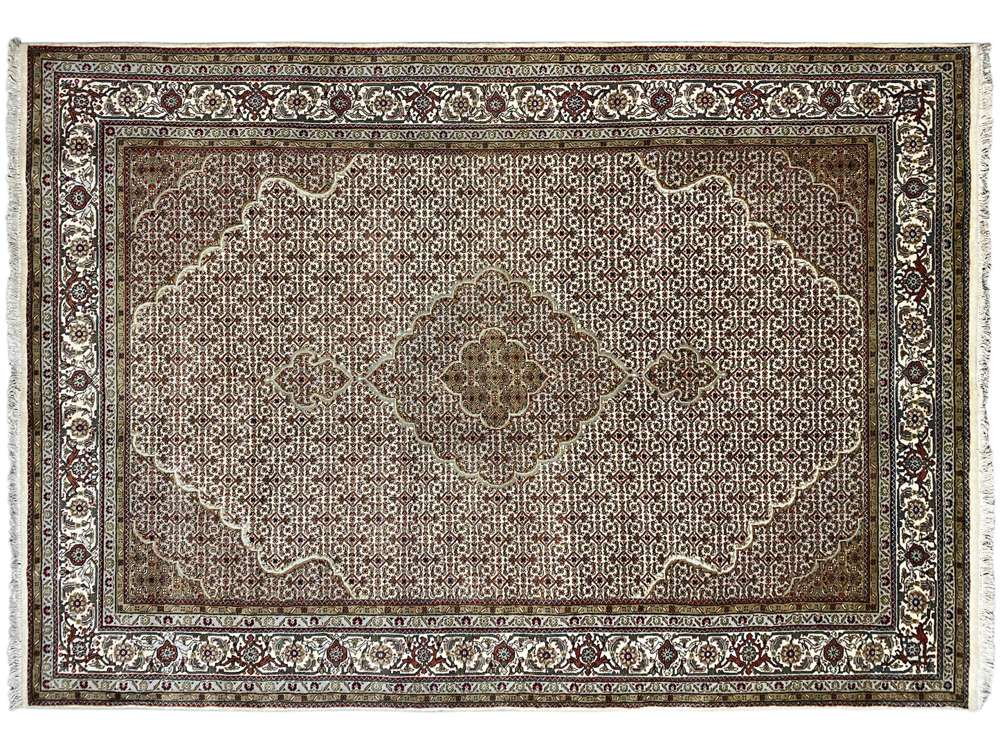 Indo Tabriz Carpet - 1819415 (302x200 cm)