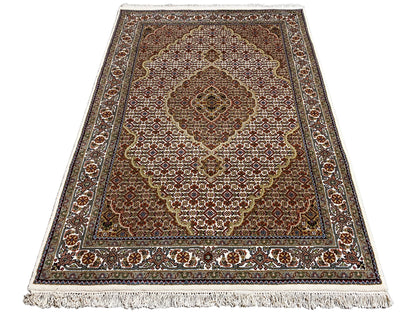 Indo Tabriz Carpet - (184x123 cm)