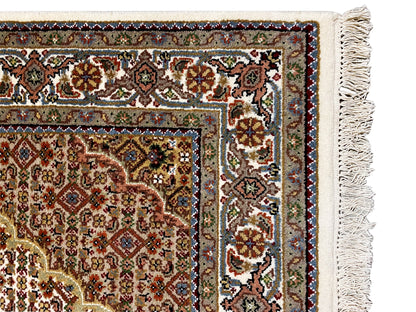 Indo Tabriz Carpet - (184x123 cm)