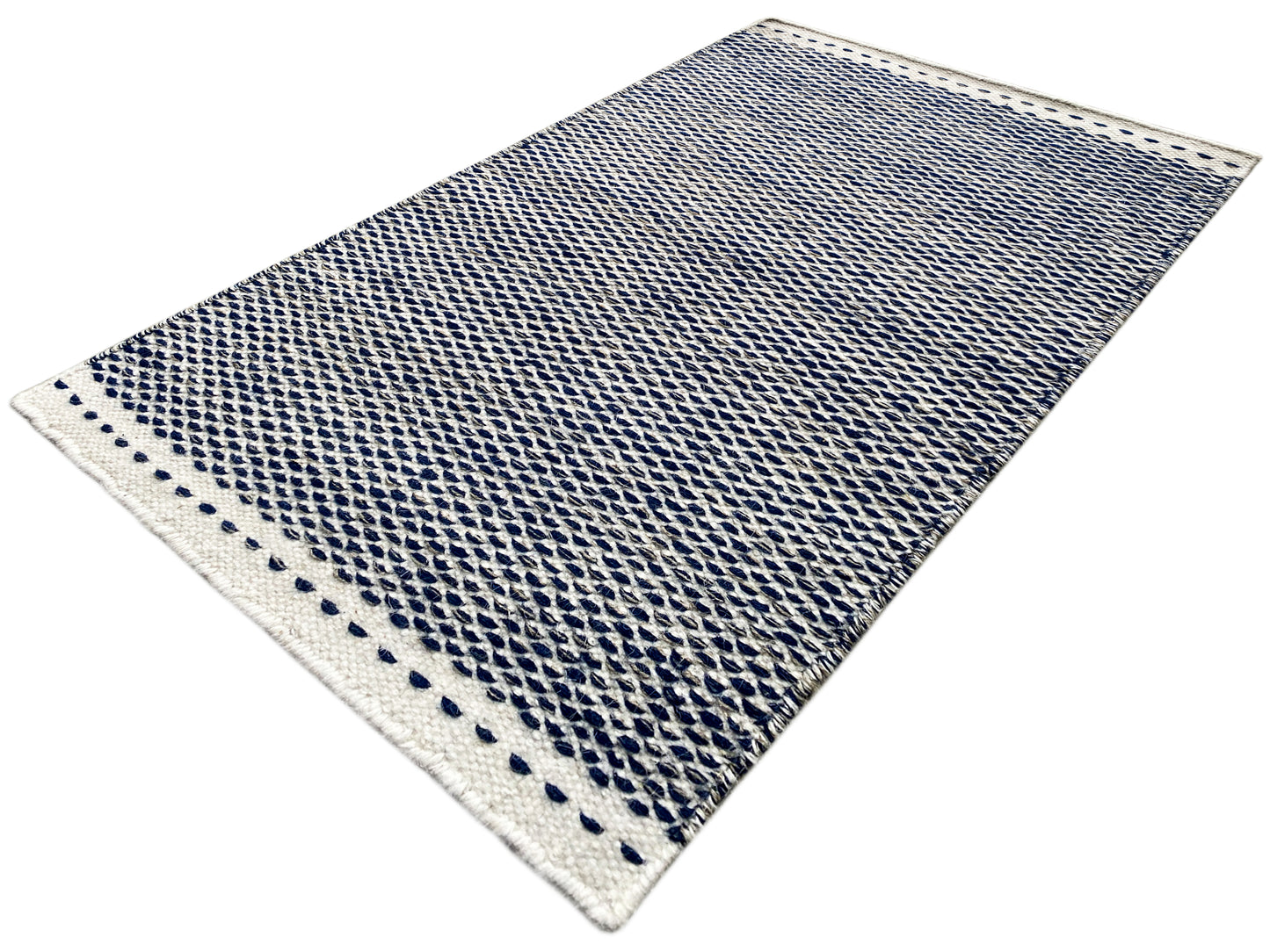 Blue Kelim Rug - 60x90 cm