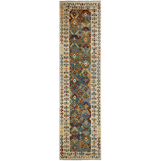 Kilim runner Afghan 386x87cm