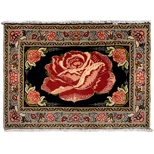 Hamedan Poshti rug - 59x83 cm