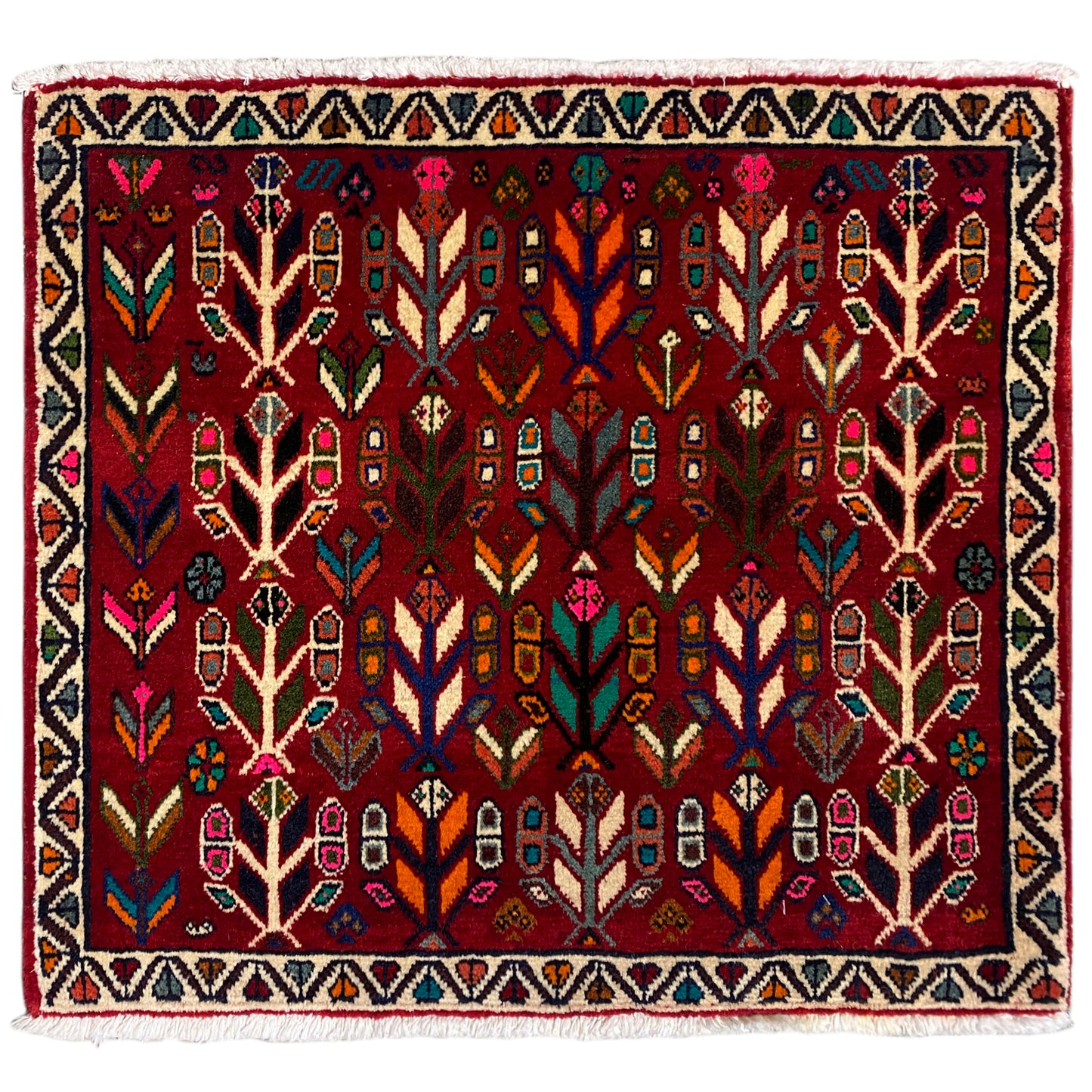 Poshti rug, red - 69x58 cm