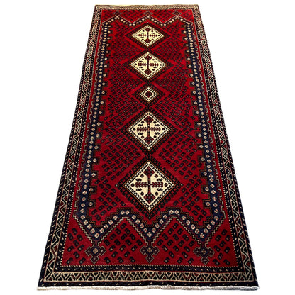 Roter Sirjan Läufer Teppich 282x89cm - Premium Sirjan Teppiche from German Carpet Shop - Just €0! Shop now at German Carpet Shop
