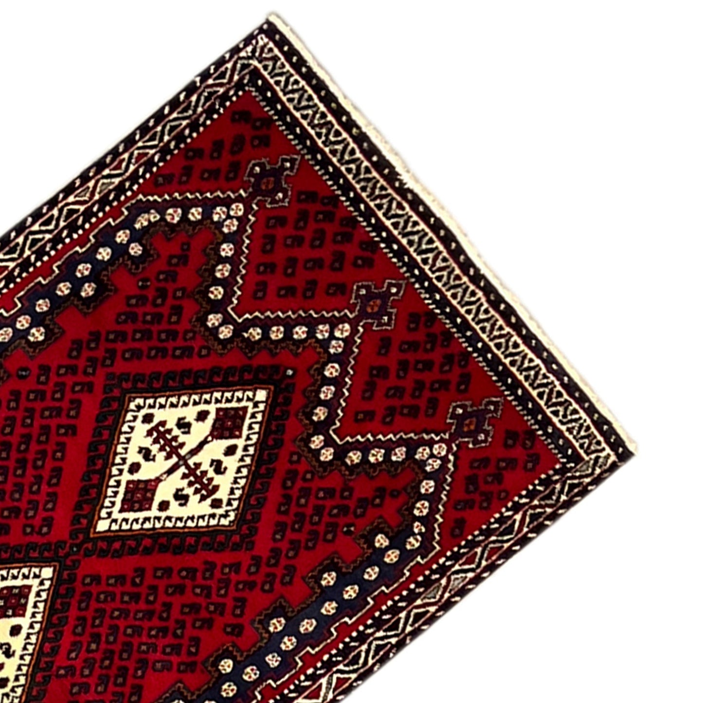  Roter Sirjan Läufer Teppich 282x89cm - Premium Sirjan Teppiche from German Carpet Shop - Just €0! Shop now at German Carpet Shop
