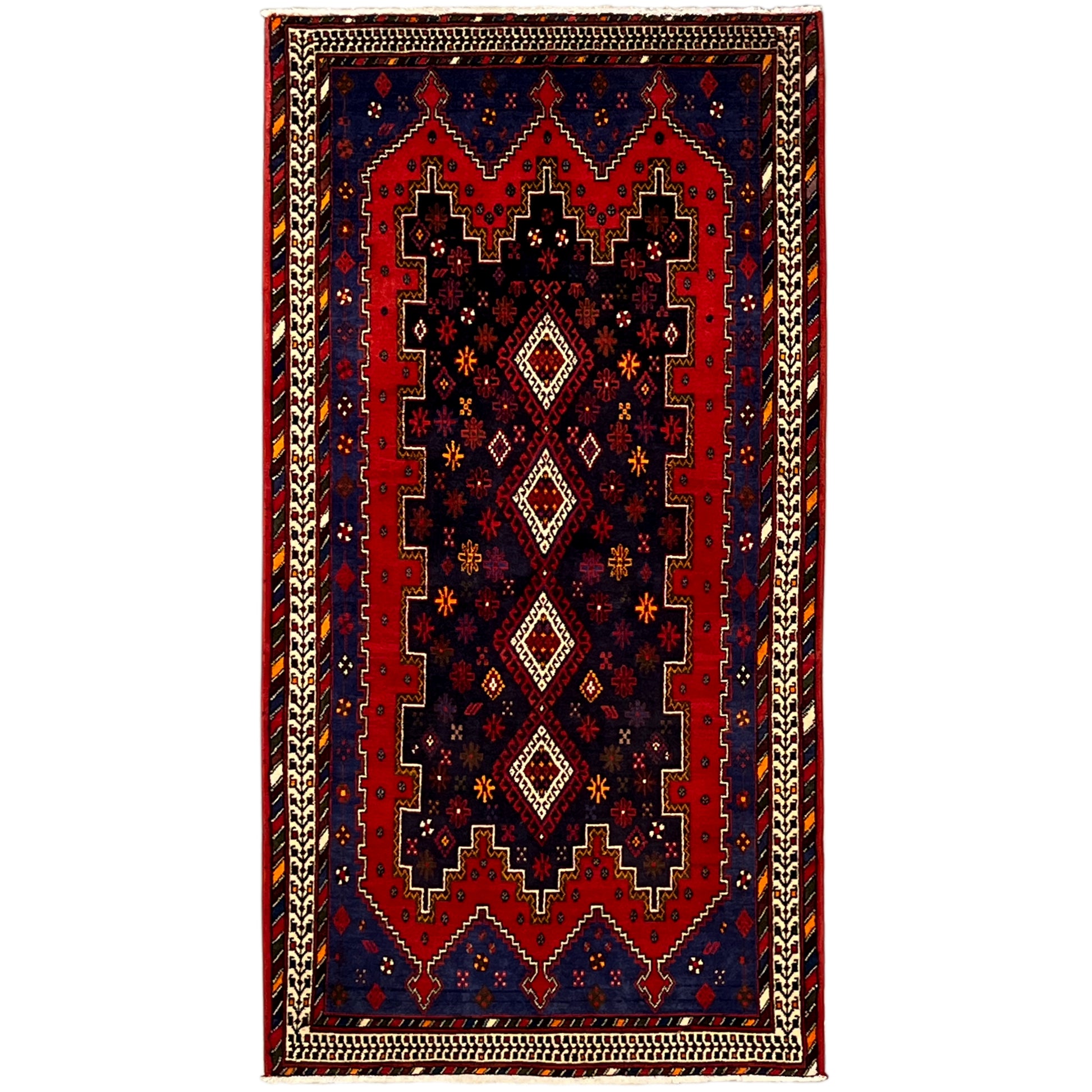 Sirjan Läufer Teppich 208x107 cm - German Carpet Shop