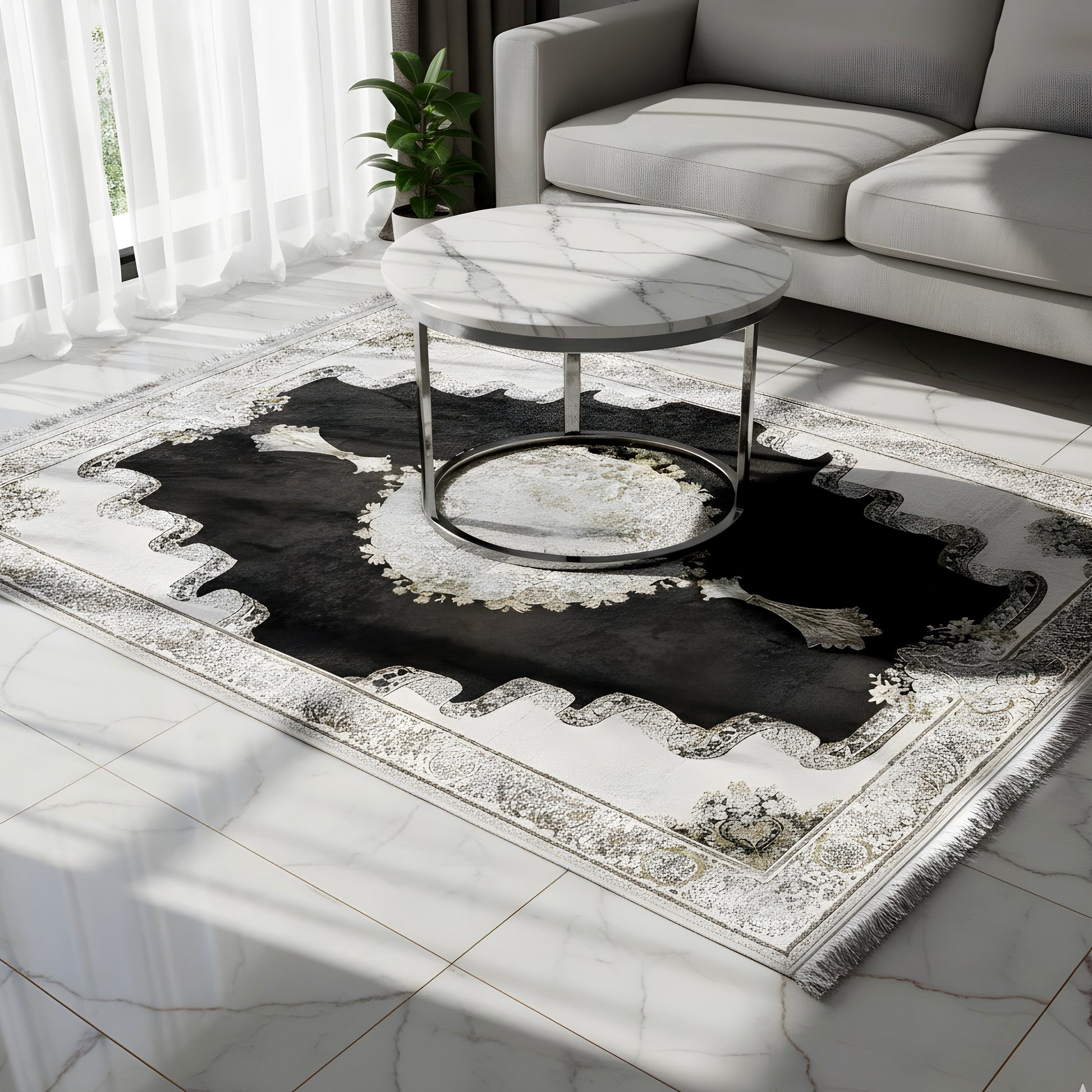 Wohnzimmerteppiche-1200-4040828-1415Rauchfarben - German Carpet Shop