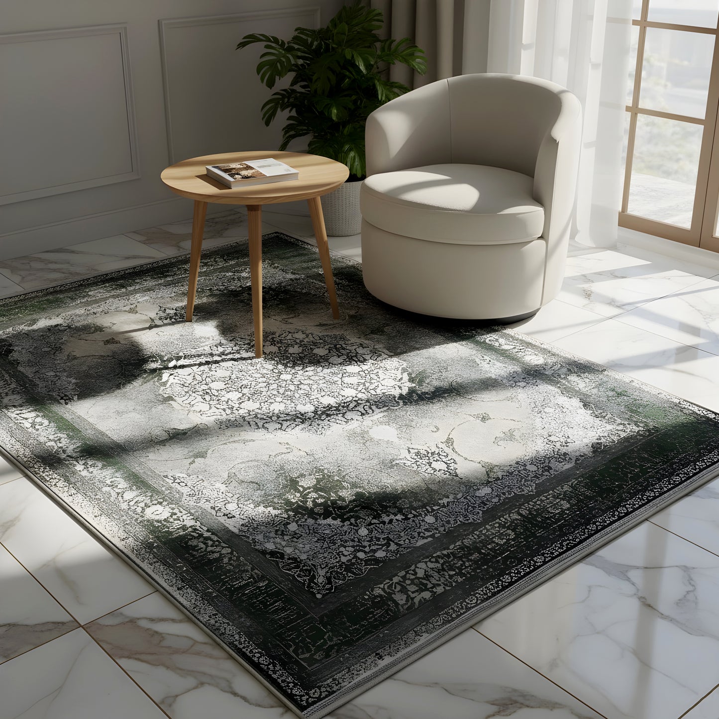 Wohnzimmerteppiche-1200-4040891-3008Rauchgrun - German Carpet Shop