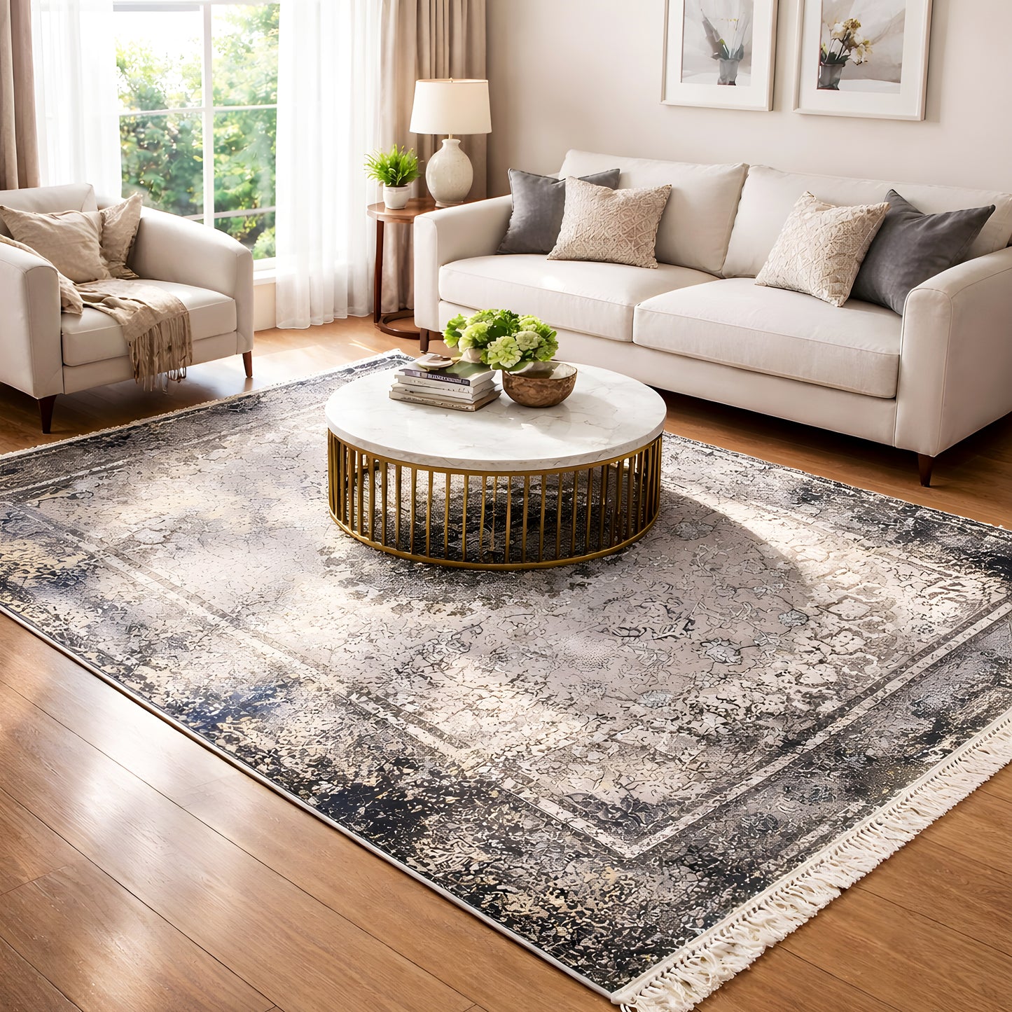 Berlin Vintage Gray 160x230 cm