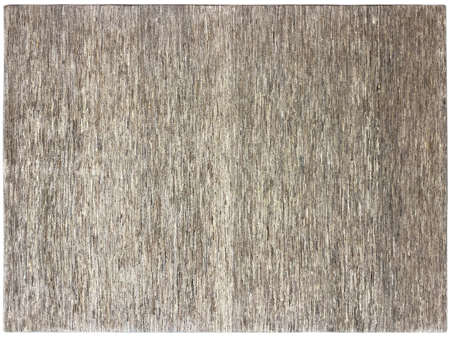 Naturfarbener Gabbeh Teppich mit feiner Struktur