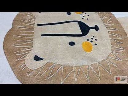 Children’s rug “Lion”, beige, 160x230 cm