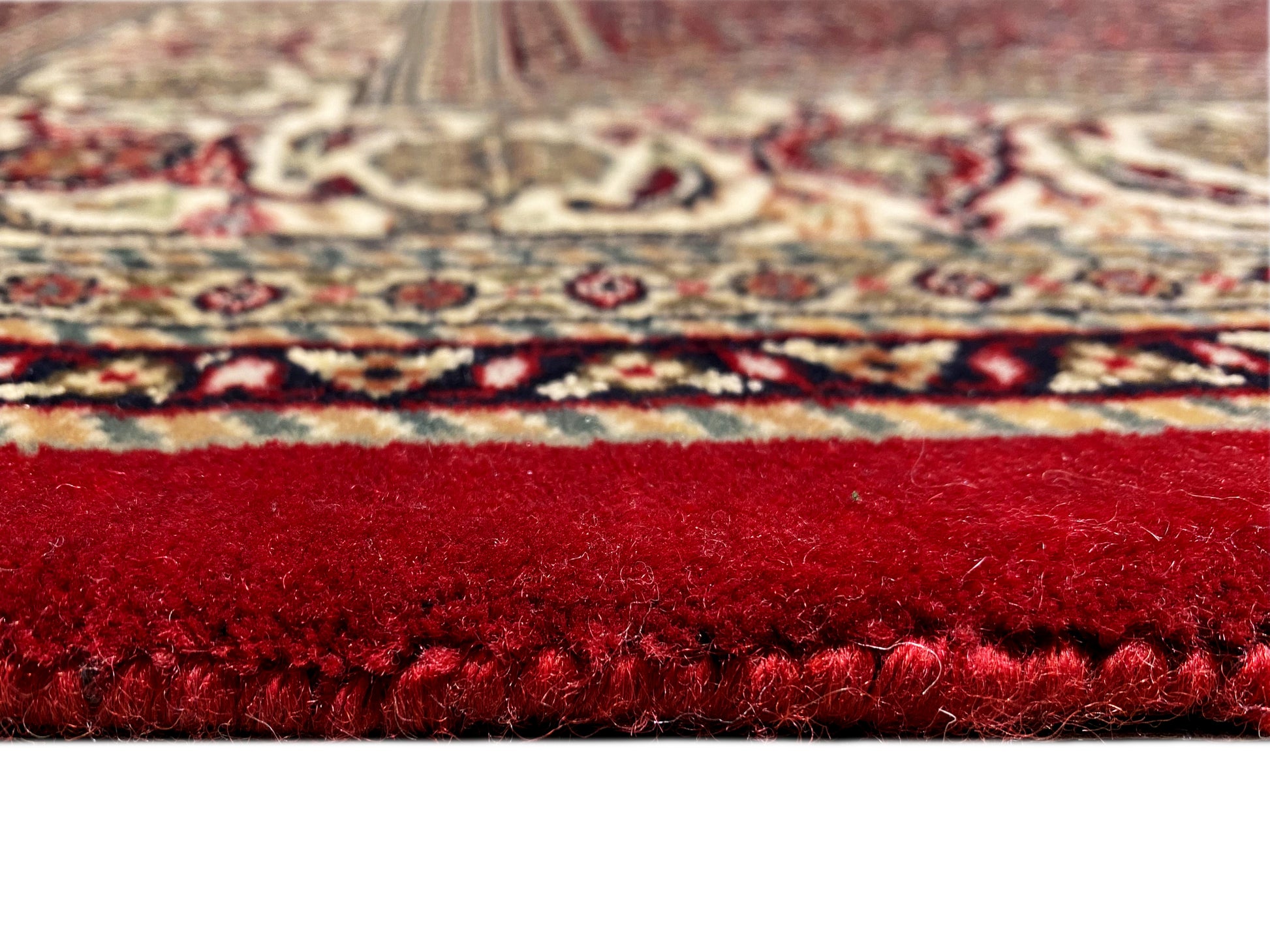 Roter Perserteppich Bidjar mit zentralem Medaillon und Bordüre