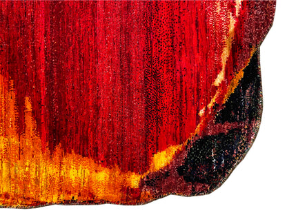 Moderner Statement Teppich für stilvolle Wohnräume