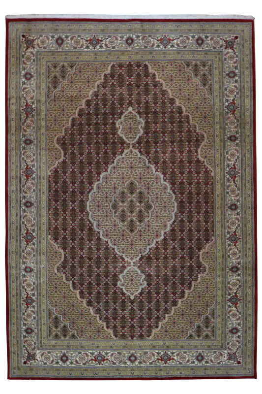 Indo Täbriz Teppich- 719393 (275x186cm) - German Carpet Shop