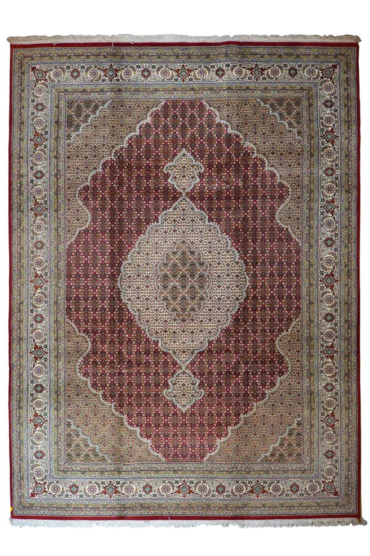 Indo Täbriz Teppich - 519402 (347x250cm) - German Carpet Shop