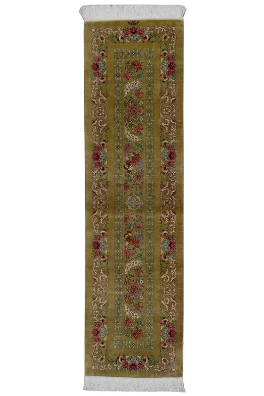 Ghom Seide Teppich - 904736 (195x53cm) - German Carpet Shop