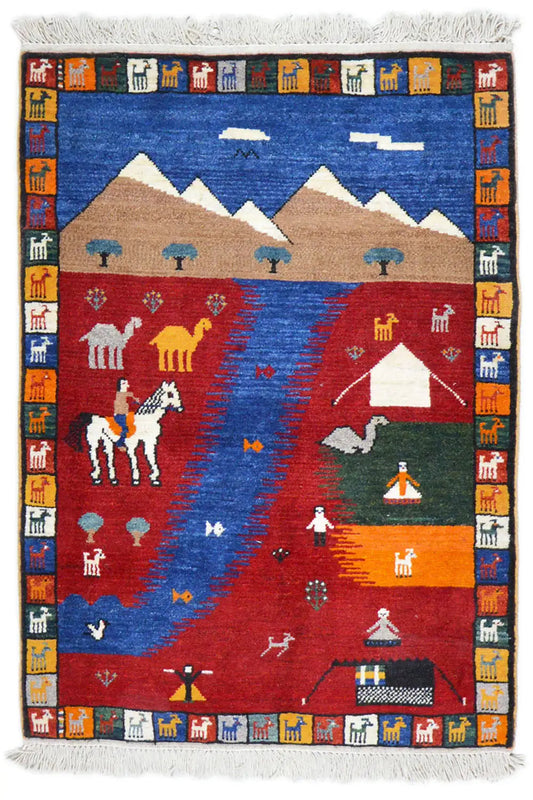 Gabbeh - Lori 905378 (120x82cm) - German Carpet Shop