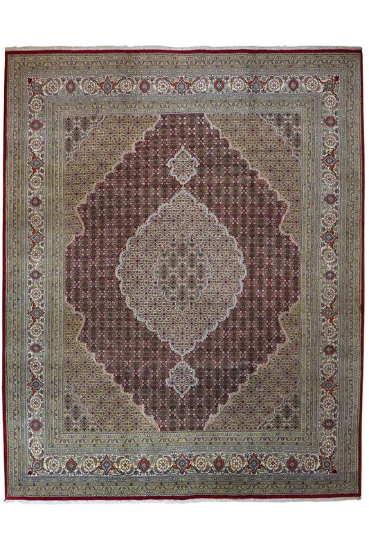 Indo Täbriz Teppich - 919397 (305x247cm) - German Carpet Shop
