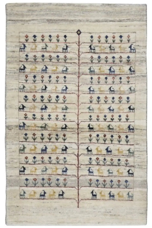  Gabbeh -  Lori 603664 (130x80 cm) - Premium Teppich from German Carpet Shop - Just €599! Shop now at German Carpet Shop