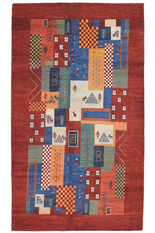 Gabbeh - 9102119 (261x150cm) - German Carpet Shop