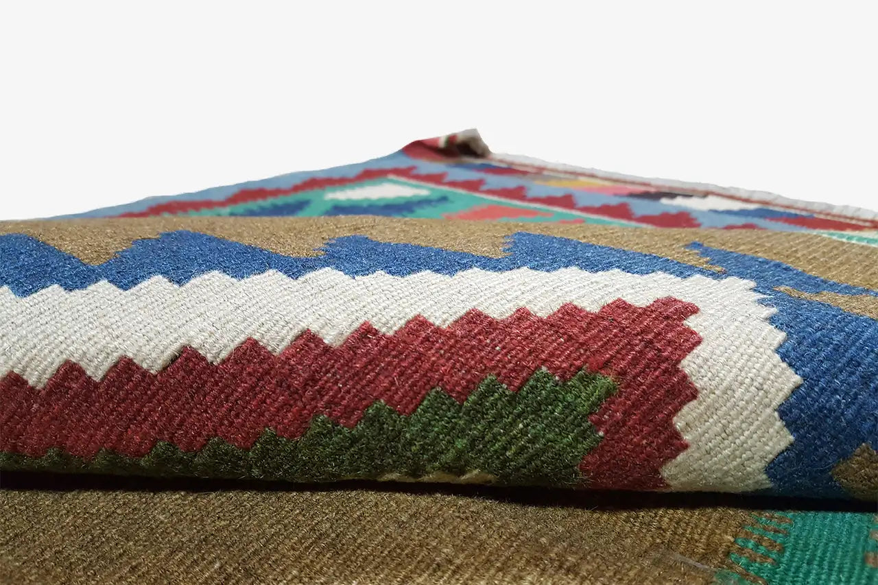 Kilim Qashqai - Multicolor 14PL 140x96 cm - German Carpet Shop