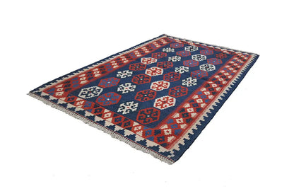 Kilim Qashqai - Multicolor - (146x99 cm) - German Carpet Shop